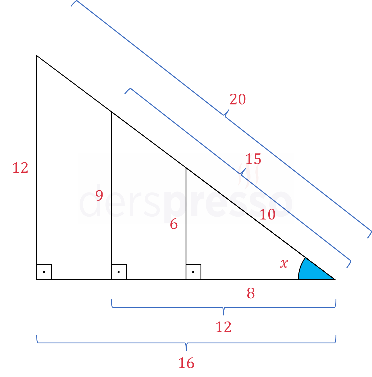 Benzer üçgenlerde kenarların uzunluklarının oranı