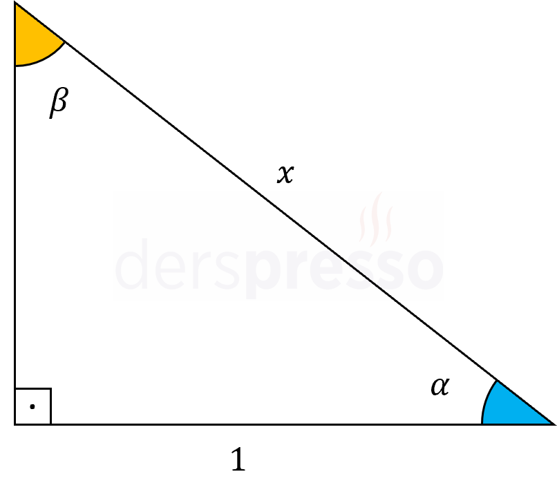 Ters tanjant tümler açı formülü